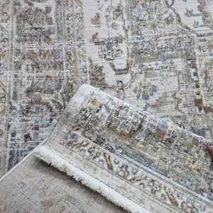 ARTLYNN Bohemian Turkish Carpet 1923A CREAM VIZON Round Size 150*150