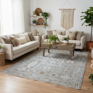 سجاد ارتلاين بوهيمي تركي A258B فيزون بني مقاس 300*400