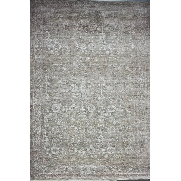 Turkish Bohemian Rug 2327C BROWN beige Size 150*220