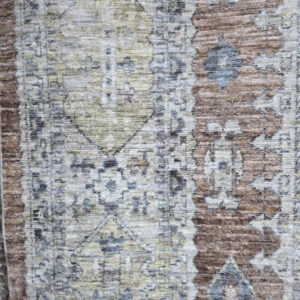Turkish Bohemian Rug A640A ANTRASIT BEIGE Size 200*300