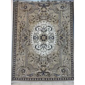 سجاد تركي شيراز A706C كلاسيك سميك ناعم بيج مقاس 300*400