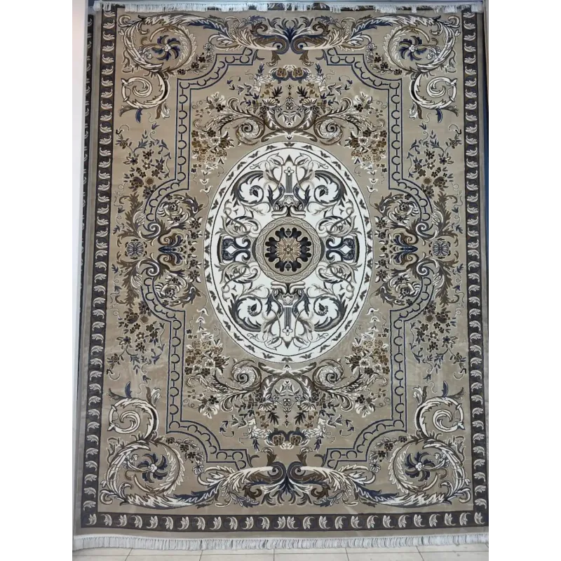 سجاد تركي شيراز A706C كلاسيك سميك ناعم بيج مقاس 300*400