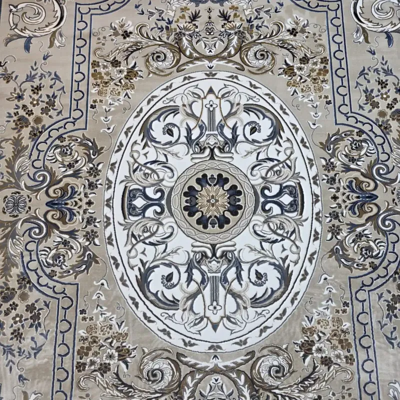 سجاد تركي شيراز A706C كلاسيك سميك ناعم بيج مقاس 300*400