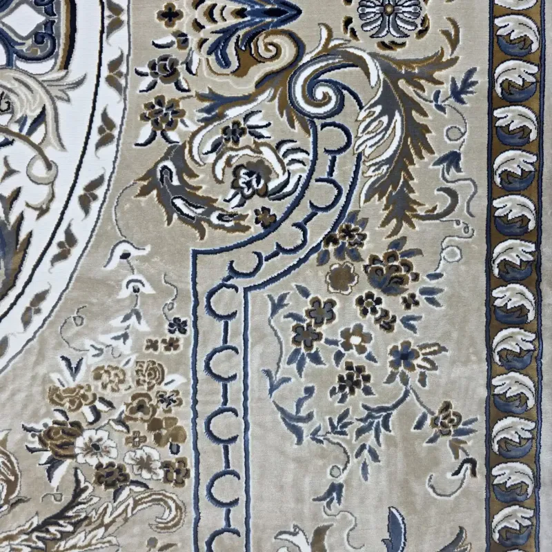 سجاد تركي شيراز A706C كلاسيك سميك ناعم بيج مقاس 300*400