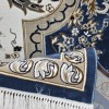 Shiraz A706C classic thick soft blue Turkish rug size 50*80
