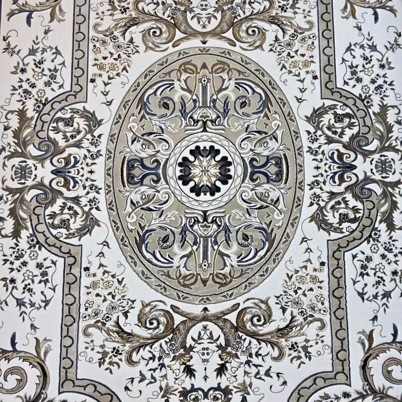 سجاد تركي شيراز A706C كلاسيك سميك ناعم كريم مقاس  100*200