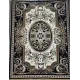 سجاد تركي شيراز A706C كلاسيك سميك ناعم كحلي مقاس 300*400