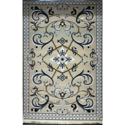 سجاد إيراني درجة أولى سجاد فاخر مصنوع بدقة عالية من أفضل أنواع الصوف والحرير الون بيج مقاس 200*300