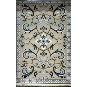 سجاد إيراني درجة أولى سجاد فاخر مصنوع بدقة عالية من أفضل أنواع الصوف والحرير الون بيج مقاس 300*400