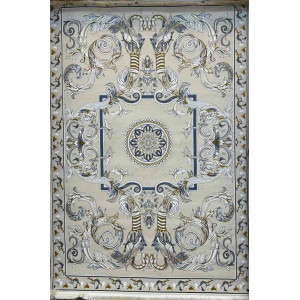 سجاد إيراني درجة أولى سجاد فاخر مصنوع بدقة عالية من أفضل أنواع الصوف والحريرنقشه ملكي2 الون بيج رصاصي مقاس 300*500 سجاد إيراني درجة أولى سجاد فاخر مصنوع بدقة عالية من أفضل أنواع الصوف والحريرنقشه ملكي2 الون بيج رصاصي مقاس 300*500