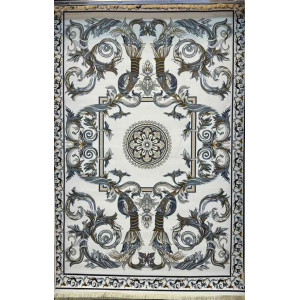 سجاد إيراني درجة أولى سجاد فاخر مصنوع بدقة عالية من أفضل أنواع الصوف والحريرنقشه ملكي2 الون كريم مقاس 300*400 سجاد إيراني درجة أولى سجاد فاخر مصنوع بدقة عالية من أفضل أنواع الصوف والحريرنقشه ملكي2 الون كريم مقاس 300*400