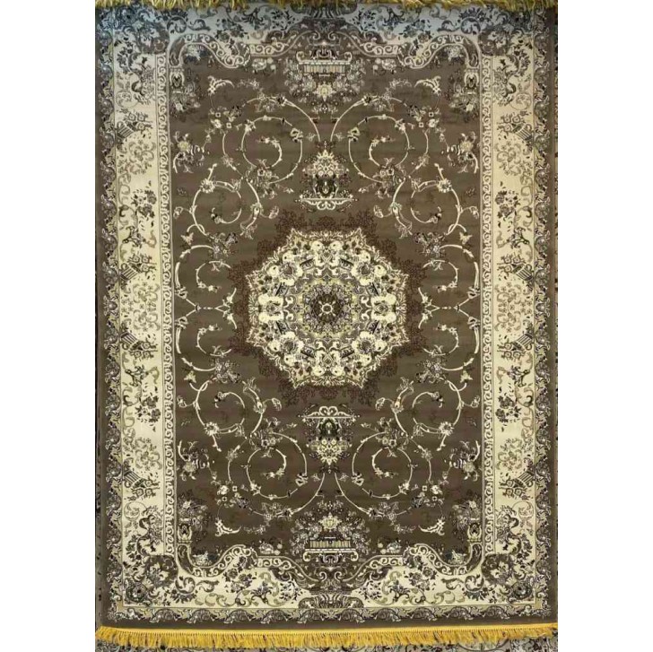 Classic Tabriz Turkish Carpet Thick Soft Brown 2767B 125*500