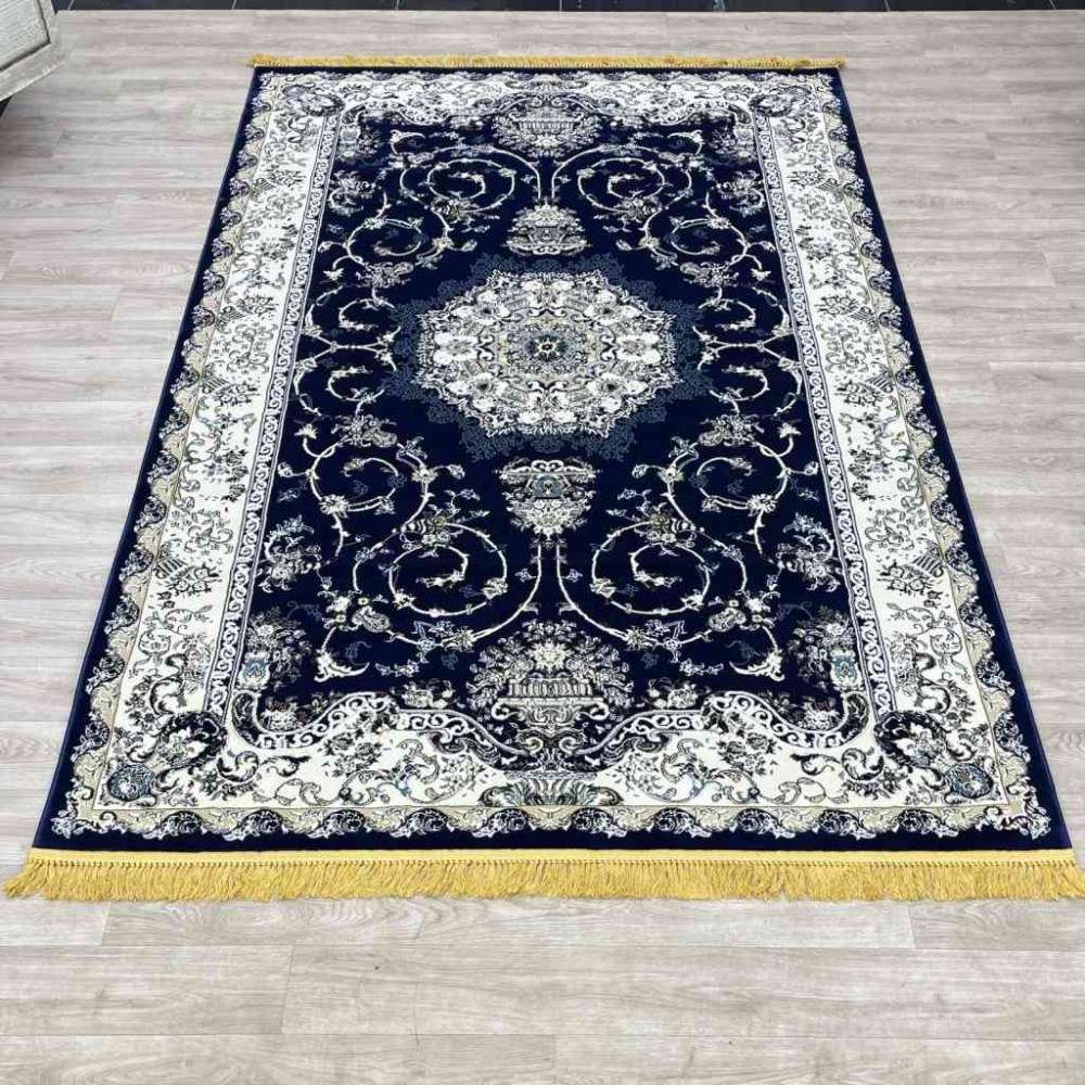 سجاد تركي تبريز كلاسيك سميك ناعم 2767B كحلي مقاس 100*300 سجاد تركي تبريز كلاسيك سميك ناعم 2767B كحلي مقاس 100*300