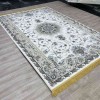 سجاد تركي تبريز كلاسيك سميك ناعم 2767B ابيض مقاس 500*800