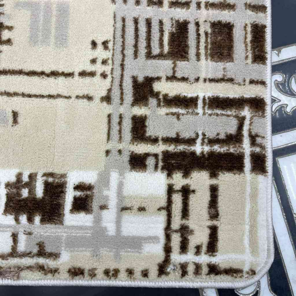 موكيت ستايل 5 نقشه DN07A تركي تناسب جميع الفرف لون بيج و بني