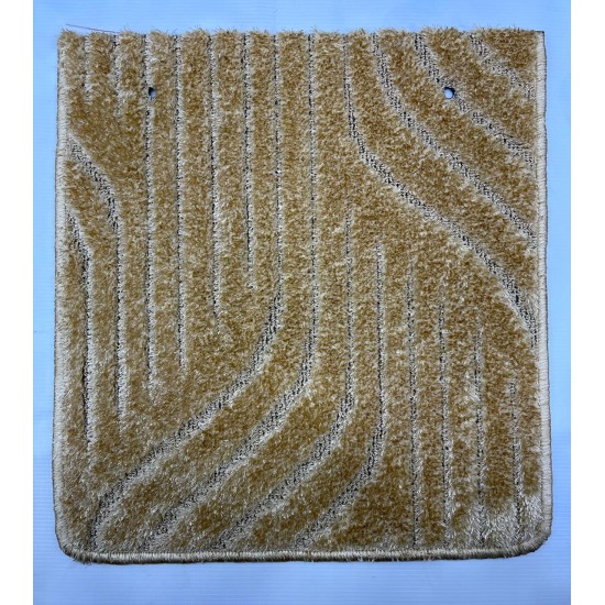 Plain golden panta rug measured by 100*400 linear metres