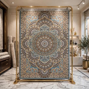 AL WAHA Turkish Rug H5307C Sky Blue Size 250*350