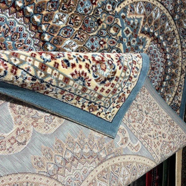 AL WAHA Turkish Rug H5307C Sky Blue Size 250*350