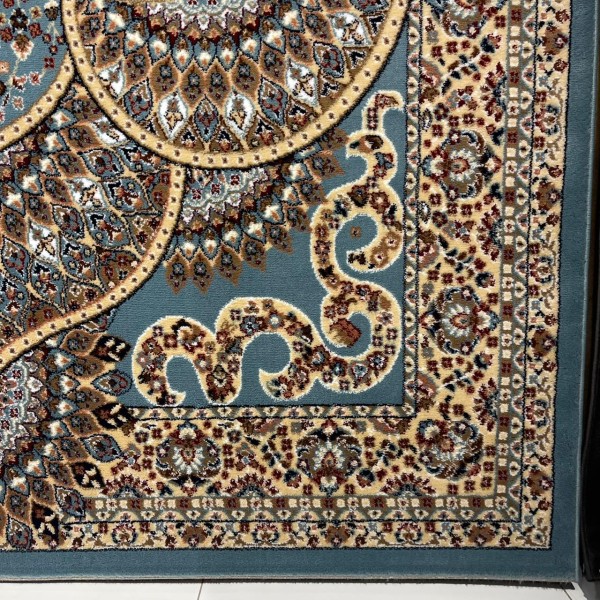 AL WAHA Turkish Rug H5307C Sky Blue Size 250*350
