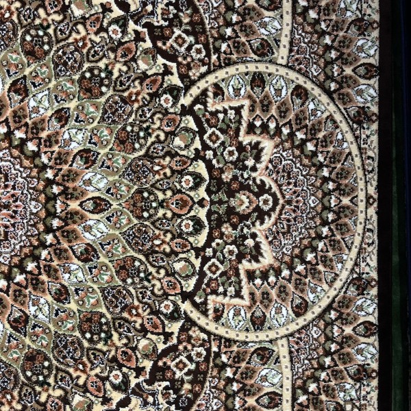 سجاد الواحة تركي H5307C بني غامق مقاس 100*500