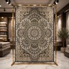 AL WAHA Turkish Rug H5307C Sky Dark gray Size 200*300
