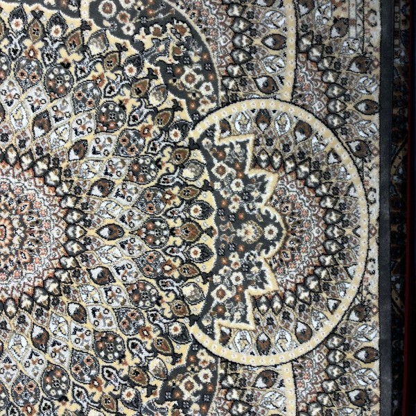 AL WAHA Turkish Rug H5307C Sky Dark gray Size 200*300