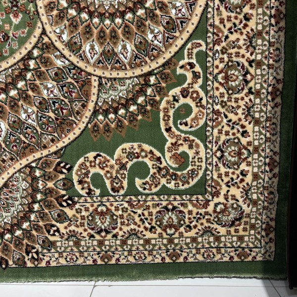 AL WAHA Turkish Rug H5307C Sky green Size 200*300