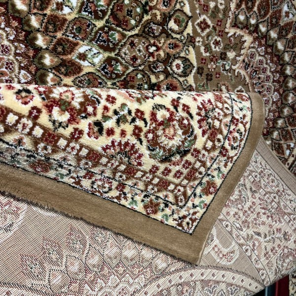 سجاد الواحة تركي H5307C بني فاتح مقاس 250*350