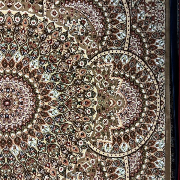 سجاد الواحة تركي H5307C بني فاتح مقاس 250*350