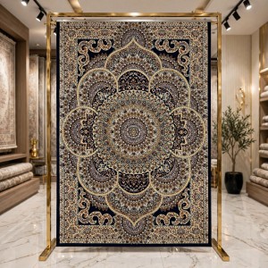 AL WAHA Turkish Rug H5307C Sky navy Size 400*500