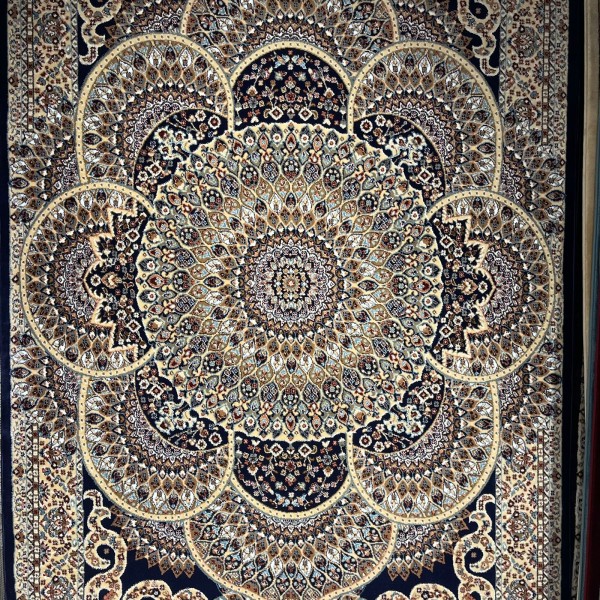 سجاد الواحة تركي H5307C كحلي مقاس 400*600