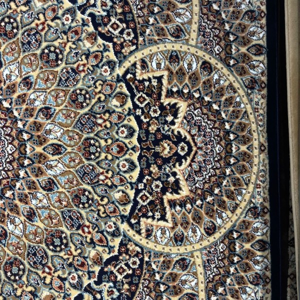 سجاد الواحة تركي H5307C كحلي مقاس 400*600