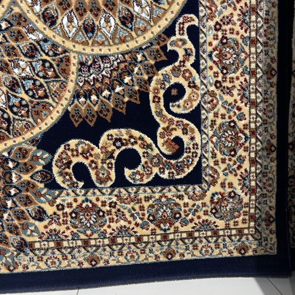 سجاد الواحة تركي H5307C كحلي مقاس 400*600