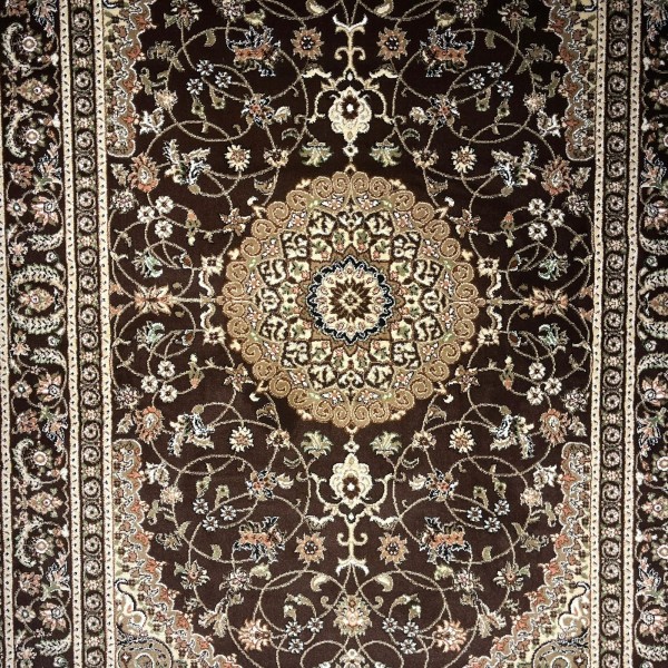 AL WAHA Turkish Rug H3650B Sky Dark brown Size 300*500