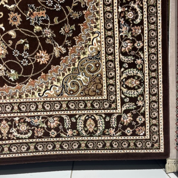 AL WAHA Turkish Rug H3650B Sky Dark brown Size 300*500