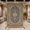 AL WAHA Turkish Rug H3650B Sky Dark gray Size 250*350