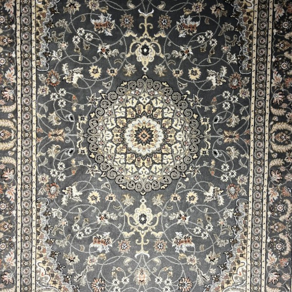 AL WAHA Turkish Rug H3650B Sky Dark gray Size 250*350