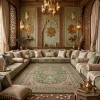 سجاد الواحة تركي H3650B اخضر مقاس 150*220