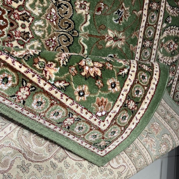 سجاد الواحة تركي H3650B اخضر مقاس 150*220