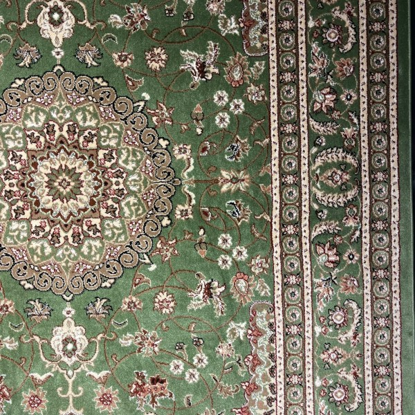 سجاد الواحة تركي H3650B اخضر مقاس 150*220