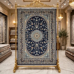 AL WAHA Turkish Rug H3650B Sky navy Size 100*300
