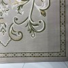 سجاد لائك نقش فرنسي تركي 9771B اخضر بيج مقاس 80*150