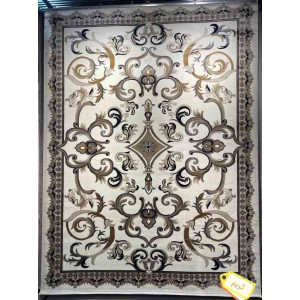 سجاد تركي سما نقش فرنسي لون كريم مقاس 100*500 سجاد تركي سما نقش فرنسي لون كريم مقاس 100*500