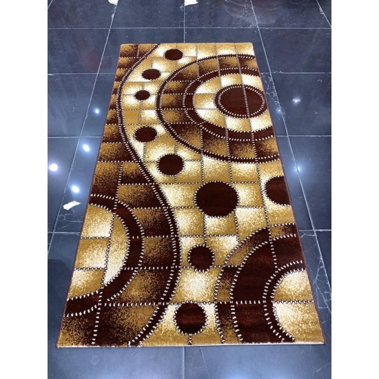 Turkish reduced carpet Mondial brown 100 * 200