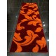 Red Turkish carpet as red and orange wax 100 * 300