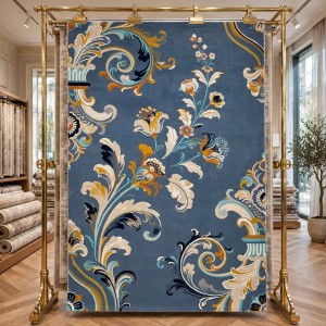Atlas Turkish Rug Korean Design A169A dark blue - 100x300 cm Hallway