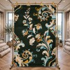 سجاد اطلس تركي نقش كوري A169A اخضر - مقاس 250*350 سم