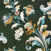 سجاد اطلس تركي نقش كوري A169A اخضر - مقاس 250*350 سم