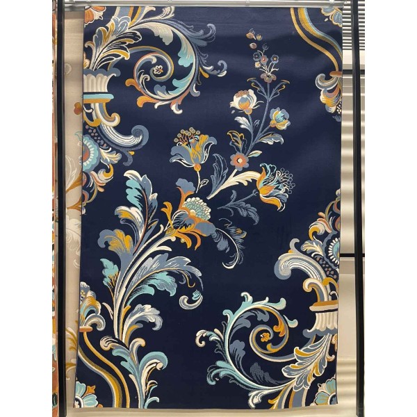 Atlas Turkish Rug Korean Design A169A navy - 250x350 cm Majlis Carpet