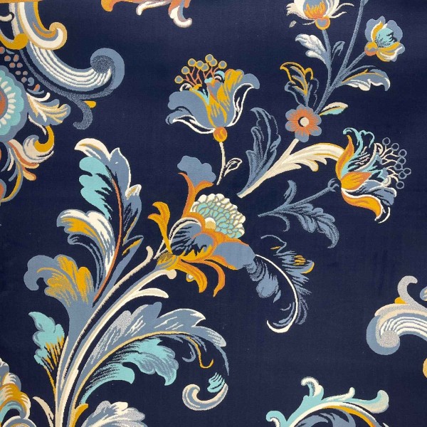 Atlas Turkish Rug Korean Design A169A navy - 250x350 cm Majlis Carpet